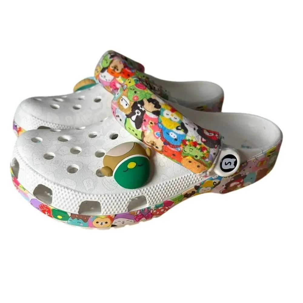 Crocs x Squishmallows Classic Clog Unisex White Multicolor W9 M7 NWOT - Picture 2 of 5